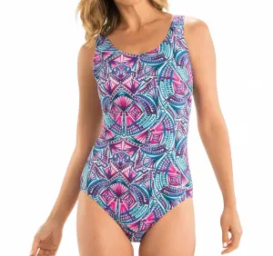 Слитный купальник с открытой спиной, устойчивый к хлору, для Ибицы Dolfin