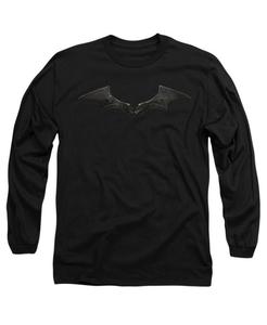 Мужская футболка с длинными рукавами и логотипом на груди (2022) Batman, Black