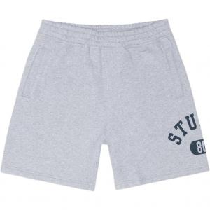 Варсити флис шорты Stussy, серый