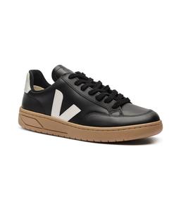 Кожаные кеды v-12 Veja, черный