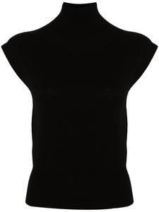 Rick Owens трикотажный топ SL Turtle, черный