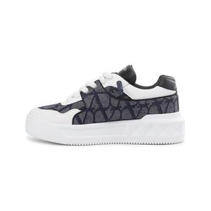Valentino ONE STUD XL низкие скейтерские кроссовки мужские джинсово-синие