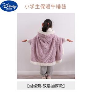 Disney Одеяло для сна в школе, 75х135 см, двухслойное утепленное, цвет Butterfly Purple