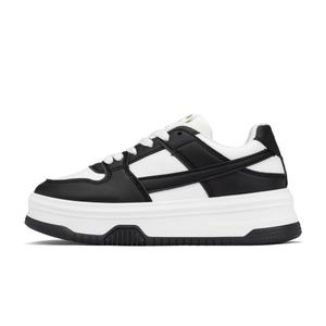 Легкие низкие женские кроссовки, увеличивающие рост RENBEN, White Black