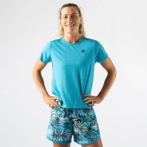 Женская футболка с UPF rabbit, Algiers Blue