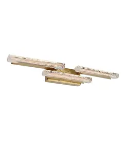 5-Дюймовый металлический светодиодный светильник Valira для туалетного столика Cwi Lighting, brass