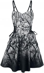 Платье средней длины Vixxsin Forest Dress, черный