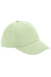 5-панельная бейсболка из органического хлопка Beechfield, зеленый
