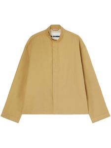 Jil Sander куртка с потайной застежкой, желтый