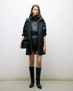 Женская утепленная куртка с капюшоном Tintoretto, черный