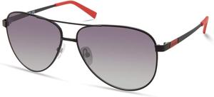 Timberland мужские поляризованные пилотские солнцезащитные очки TBA9267, Matte Black