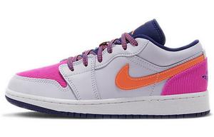 Кроссовки Jordan 1 Low GS Fire Pink Hyper Crimson