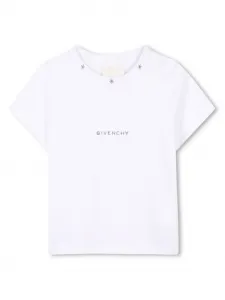 Футболка с короткими рукавами Givenchy Kids, белый