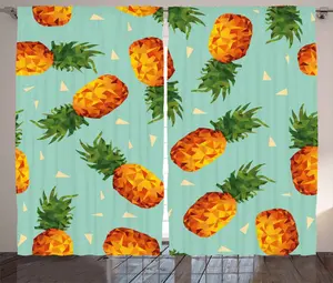 Шторы ABAKUHAUS Polyart Rustic, винтажный пляжный летний, универсальные, с петлями и крючками, для гостиной, 280 x 175 см, оливково-зеленый, цвет морской пены Abakuhaus