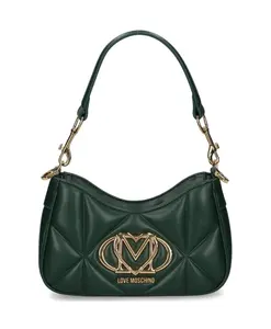 Стеганая сумка через плечо Love Moschino, зеленый