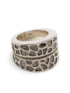 Серебряное кольцо с бриллиантами Parts of Four, серебряный