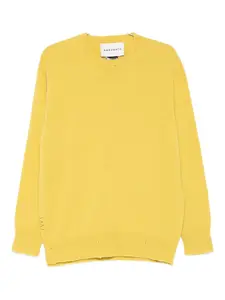 Свитер с ребристой отделкой Amaranto, желтый