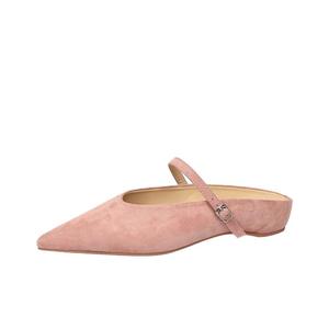 Женские тапочки Box с закрытым носком, устойчивой к истиранию резиновой подошвой BIGTREE, розовый