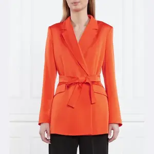 Элегантный пиджак приталенного кроя Marella, красный
