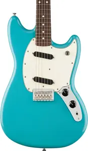 Электрогитара Fender Player II Mustang, гриф из палисандра, цвет Aquatone Blue