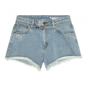 Шорты BAPE Frayed Denim Aape, синий