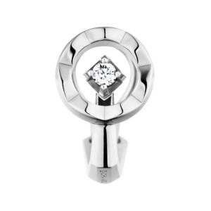 CHANEL Серебряные серьги с бриллиантами для женщин