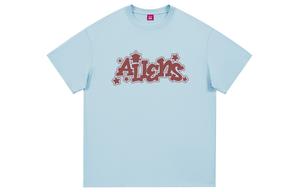 Футболка Unisex Crew Neck тонкая прямая посадка Disney, светло-синий