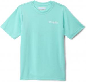 Columbia Boys PFG футболка с коротким рукавом и сезонным принтом, Gulf Stream/Pfg Y Diamond Bit Gem