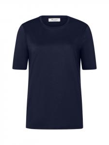 März Футболка с круглым вырезом и короткими рукавами в ярком ночном цвете