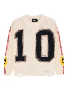 Свитер с аппликацией Barrow kids, нейтральный