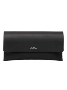 Солнцезащитные очки в квадратной оправе A.P.C., коричневый