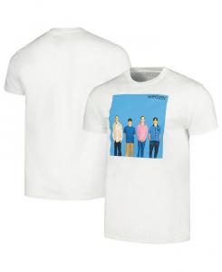 Мужская белая футболка Weezer Manhead Merch, белый