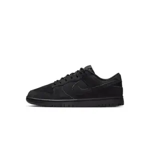 Nike Dunk Abrasion Resistant низкие кроссовки для скейтбординга Unisex Black