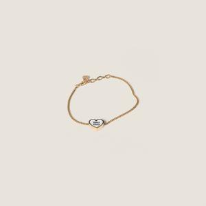 Металлический браслет MIU MIU, золотой