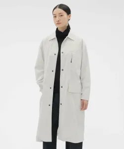 Пальто из переработанного нейлона, компактный рипстоп.