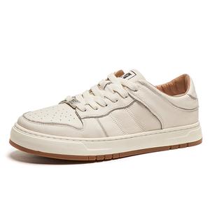 Влагоотводящие, сбалансированные, устойчивые к истиранию, дышащие, нескользящие, низкие мужские кроссовки для скейтбординга SENJIALUO, White