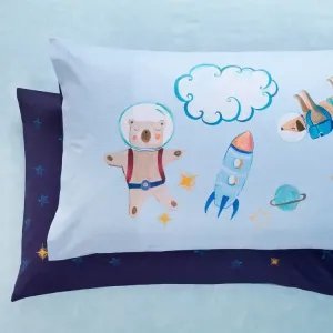 Комплект Пододеяльников "Шаттл" 155X200 Bassetti, синий