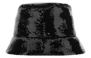 Панама Prada с пайетками, черный