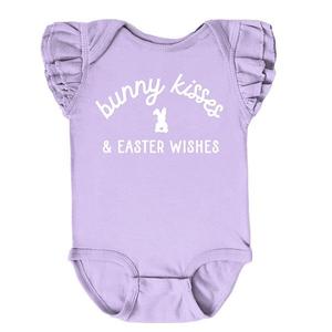 Боди с рукавами-крылышками Bunny Kisses Easter Wishes The Juniper Shop, Lavender