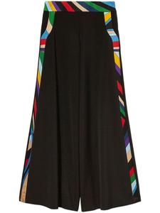 PUCCI брюки палаццо с принтом Iride, черный