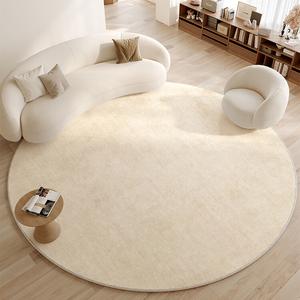 Y U-LIVE Ковер круглый 180 см для гостиной/спальни, звукоизоляционный, противоскользящий, из искусственной шерсти, Luxurious Feel - Liufeng