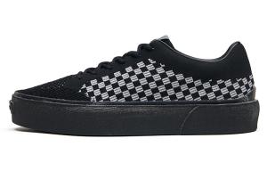 Кроссовки EQLZ Fault Skateboarding Shoes Unisex Low-top Black, черный