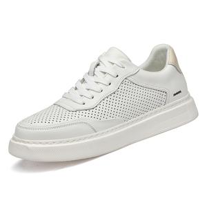 Нескользящие дышащие низкие кроссовки для скейтбординга для мужчин King Jinmai, White