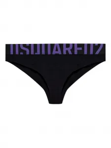 Трусы с логотипом на ленте DSQUARED2, черный