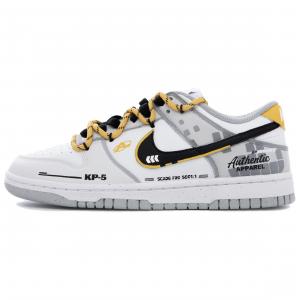 Nike Кроссовки для скейтбординга Dunk Low Top унисекс ярко-желтые