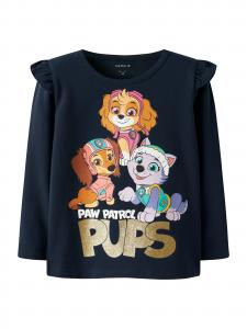 NAME IT Лонгслив 'NMFJABA PAW' в цвете Navy, Azure