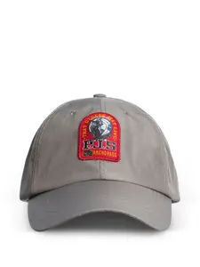 Бейсболка с нашивкой-логотипом Parajumpers, серый