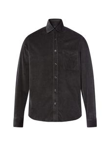 Рубашка из вельвета антрацитового цвета Nils Sundström