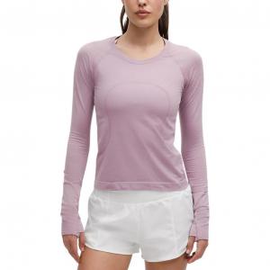 Женская футболка Swiftly Tech Lululemon, серебро thread сиреневый/sxll/ftlv