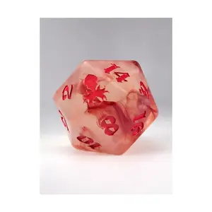 55мм Титан d20 - Проклятие крови, Oversized D20's (Kraken Dice)